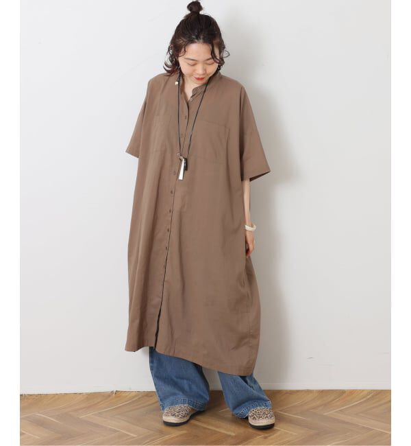 journal standard luxe「【SOIL】60s CAMBRIC BANDED COLLAR DRESS」|ワンピース|