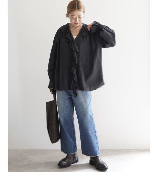 journal standard luxe「12OZデニム フラムパンツ」|デニム|