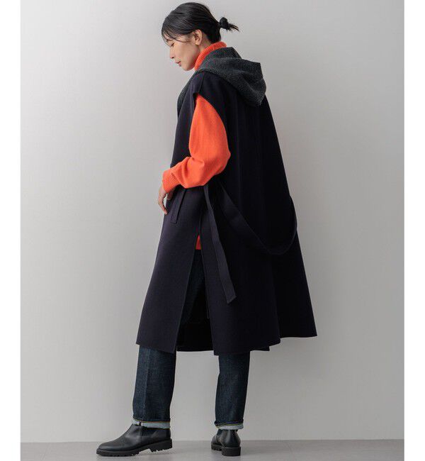 23区「【洗える】カシミヤブレンド フーディ ストール」|ストール|