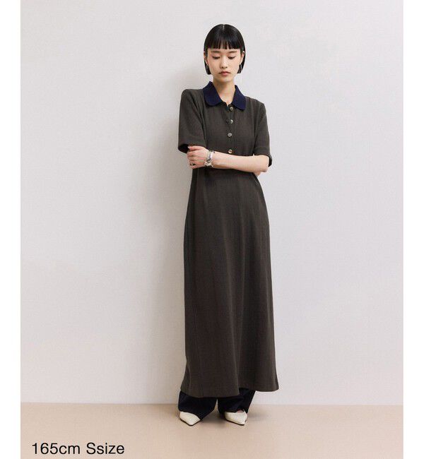 WEB限定】ハーフスリーブポロシャツワンピース（ADAM ET ROPE