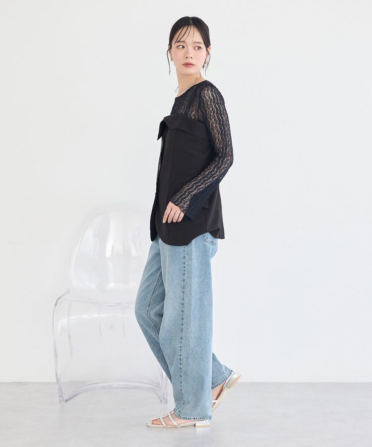 earth music&ecology「レースプルオーバー」|Tシャツ・カットソー|