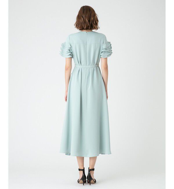 LOULOU WILLOUGHBY「【LOULOU WILLOUGHBY】ラッフルコサージュワンピース」|ワンピース|