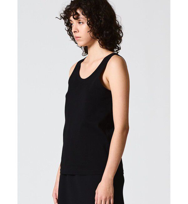 mizuiro ind「mizuiro ind リブニットタンクトップ」|Tシャツ・カットソー|