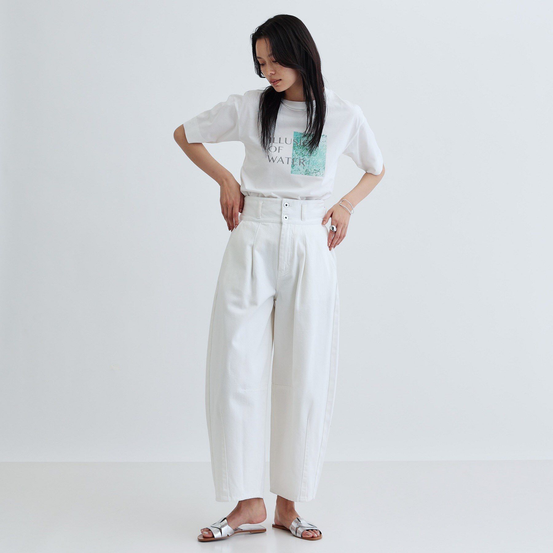 GALLEST「ILLUSION of WATER プリントTシャツ」|Tシャツ・カットソー|