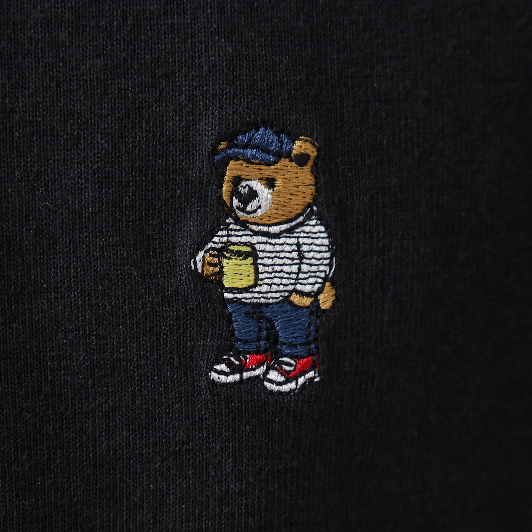 THE SHOP TK「ワンポイントベアーロゴ半袖Tシャツ【洗濯機OK】」|Tシャツ・カットソー|
