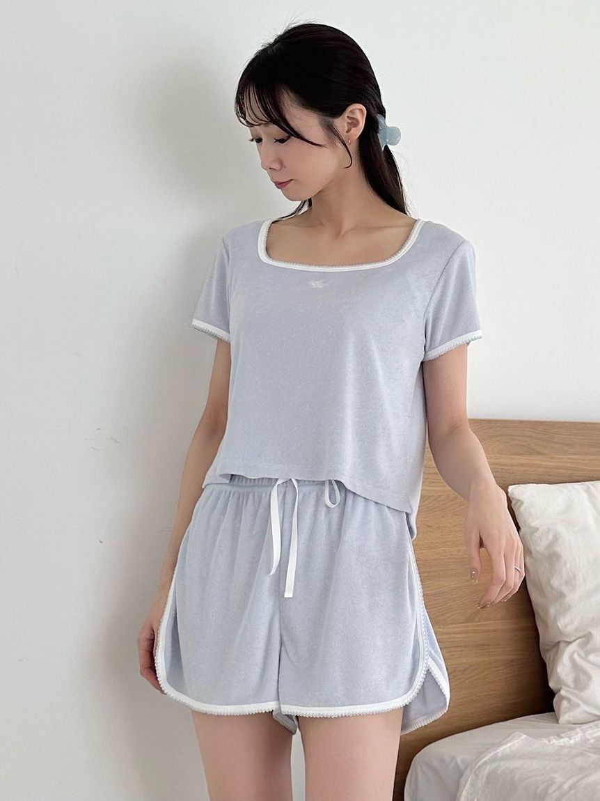 SNIDEL HOME「【WEB限定】【セット商品】【SorbetLight】【接触冷感】パイルセットアップ」|ルームウェア|