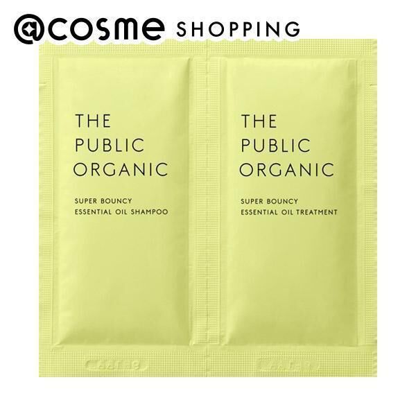  「THE PUBLIC ORGANIC スーパーバウンシー DM シャンプー／DM ヘア トリートメント (10mL+10mL)」|シャンプー|その他