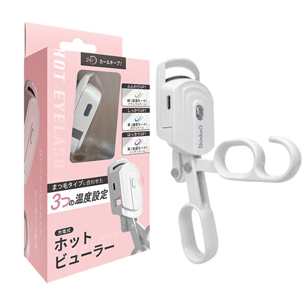  「ShinkoQ ホットビューラー 花びらカール ホワイト (40g)」|コスメ雑貨|