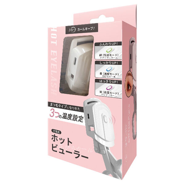  「ShinkoQ ホットビューラー 花びらカール ホワイト (40g)」|コスメ雑貨|