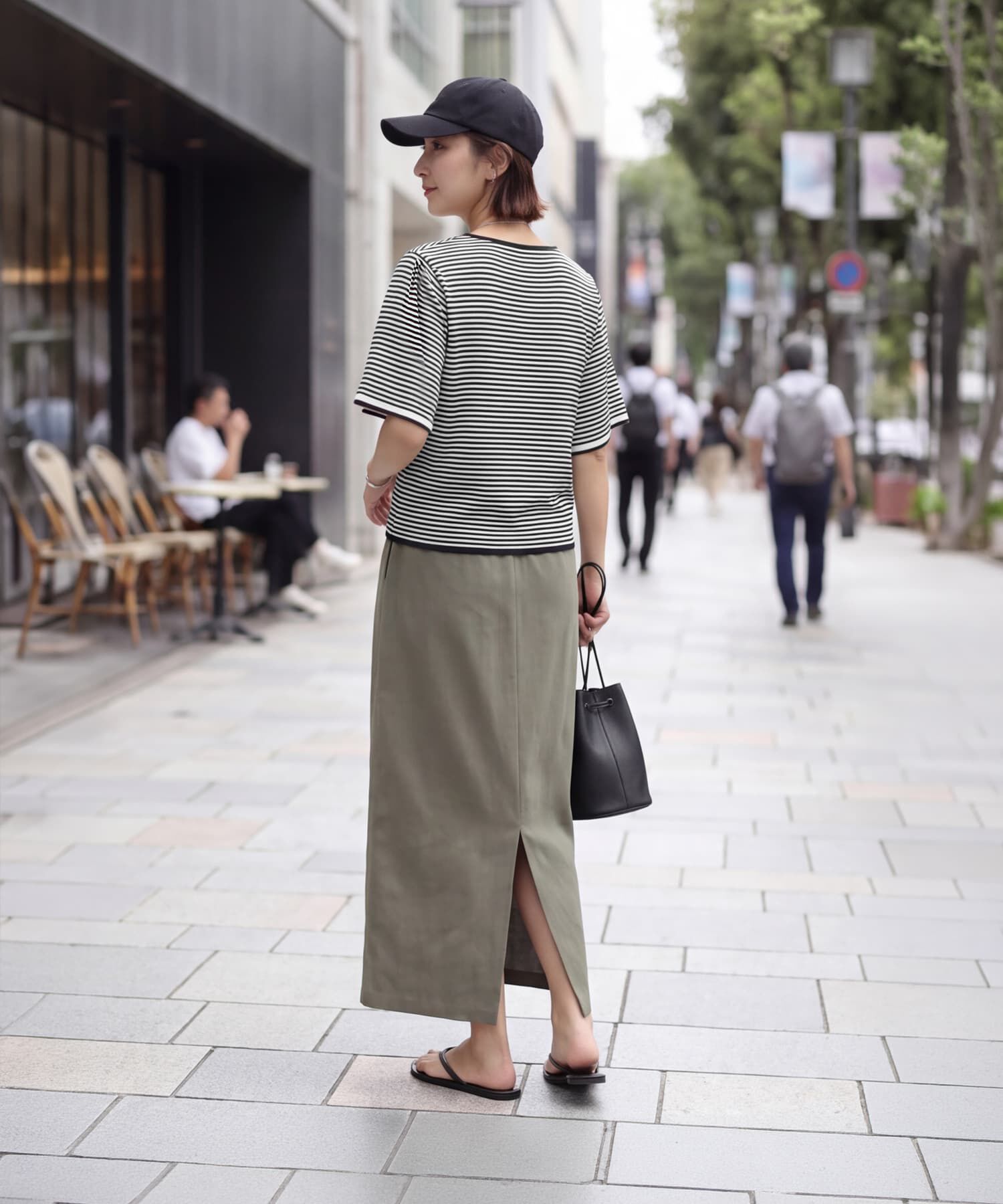STYLE DELI「薄手シャリ感フレアスリーブトップス」|Tシャツ・カットソー|