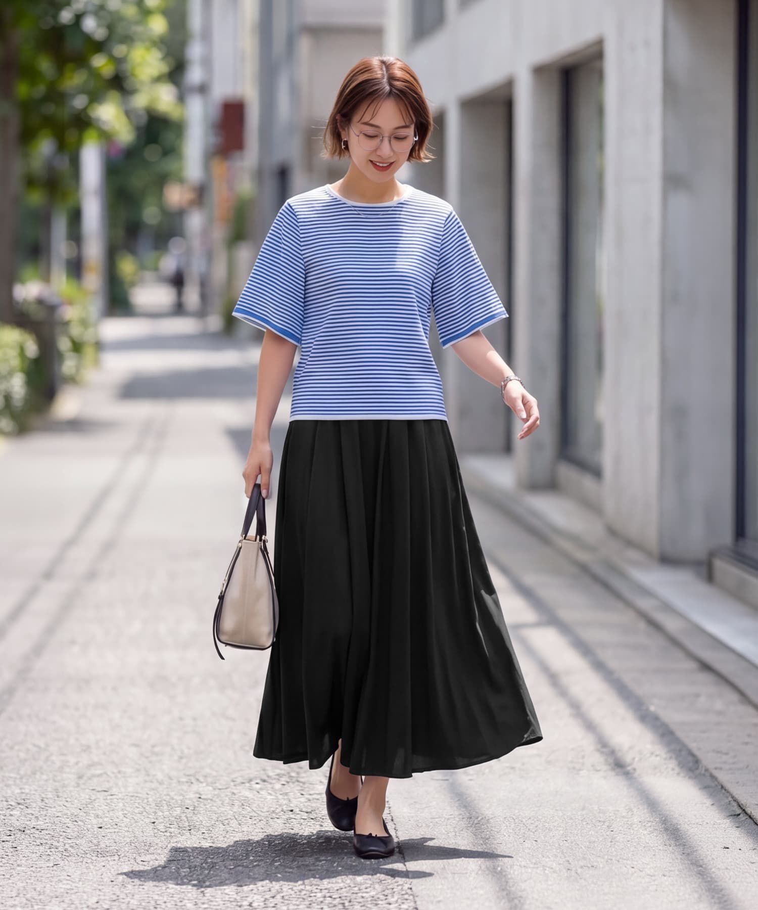 STYLE DELI「薄手シャリ感フレアスリーブトップス」|Tシャツ・カットソー|