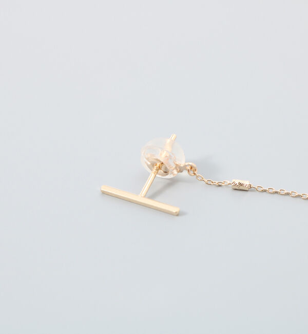 JUPITER「【K10】バーピアス＆チェーンピアスキャッチセット/2way」|ピアス|