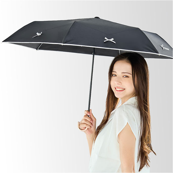 BACKYARD FAMILY「Nakatani 日傘 通販 晴雨兼用傘 折りたたみ傘 926-072 UV ノーブルリボン 傘」|傘|