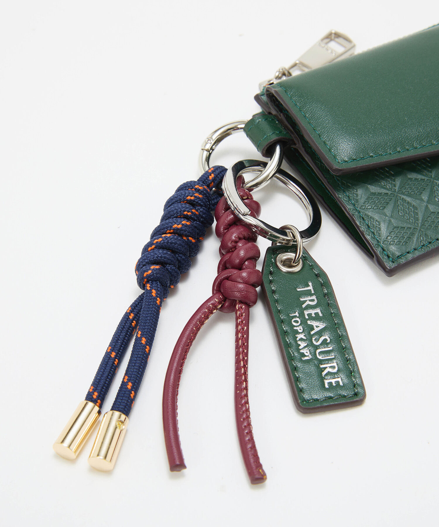 TOPKAPI TREASURE「【TREASURE TOPKAPI】スムースレザー 幾何柄 フラグメントケース」|財布|