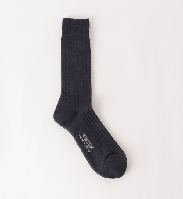 UNITED ARROWS green label relaxing「＜VIBSOX＞ドレス リブソックス」|ソックス|NAVY