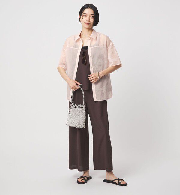 UNITED ARROWS green label relaxing「【結論シリーズ】リボンハイウエストシャツ」|シャツ・ブラウス|
