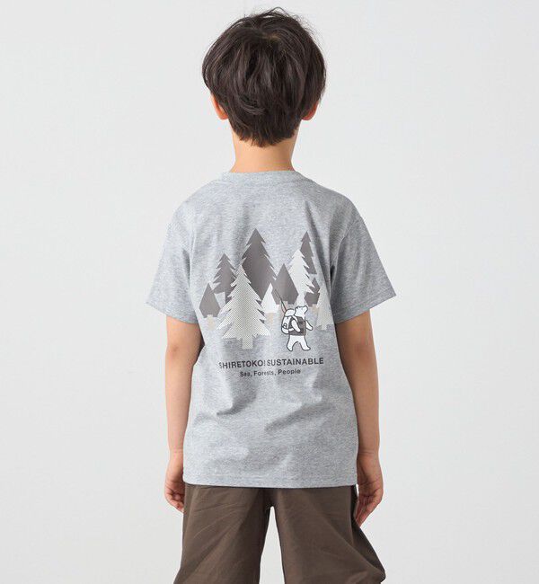 SHIPS any「THE NORTH FACE:  SHIRETOKO プリント Tシャツ<KIDS>」|Tシャツ・カットソー|