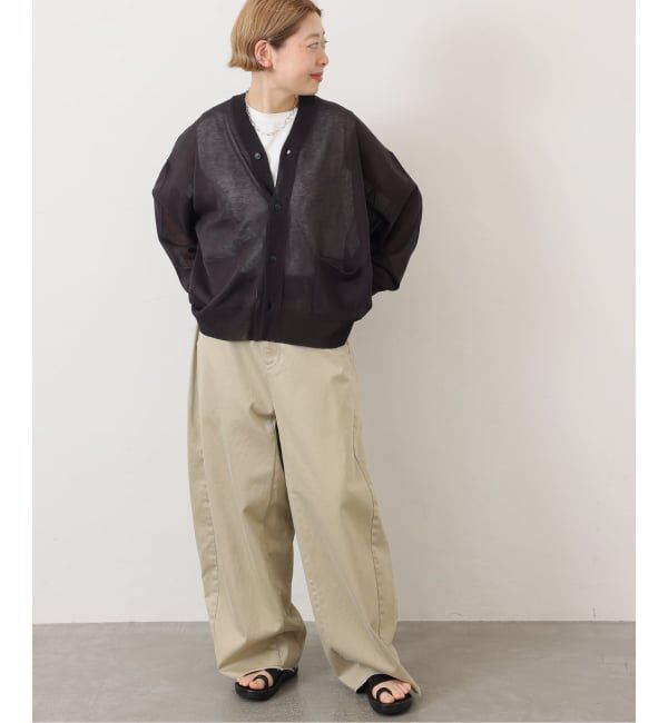 journal standard luxe「シアージャージー Vネックカーディガン」|カーディガン|