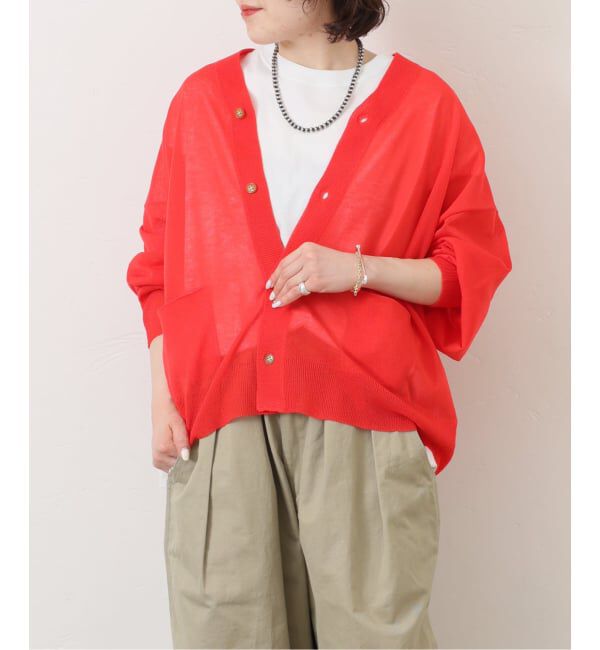 journal standard luxe「シアージャージー Vネックカーディガン」|カーディガン|