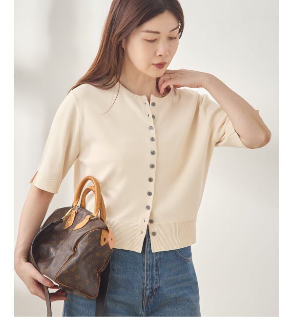 journal standard L'essage「《接触冷感/手洗い可》クールタッチコンパクトカーディガン」|カーディガン|