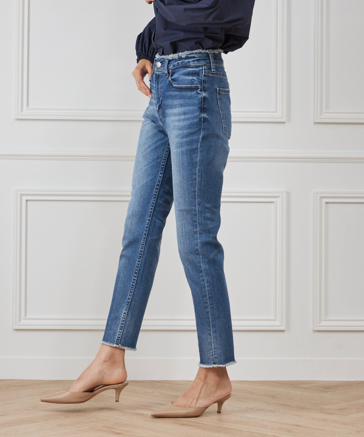 7-IDconcept.「H.SALT Easy ミッドライズテーパードイージーデニム《Healthy DENIM》」|デニム|