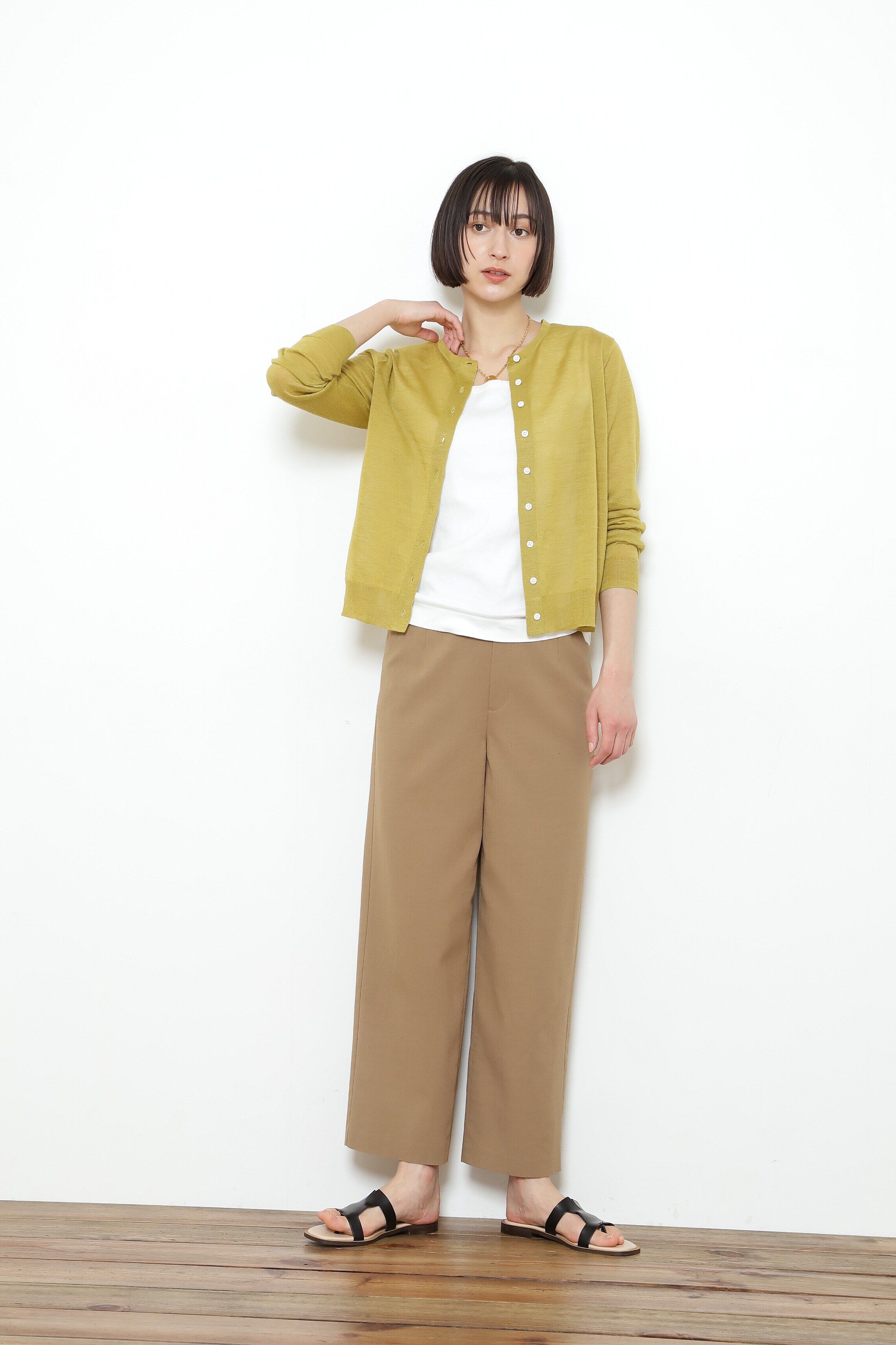 「◆レーヨン強撚Ｃ／麻ツイルＳＴパンツ」|その他|
