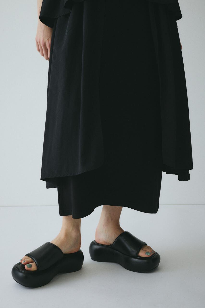 HeRIN.CYE「Side frill ponte dress」|ワンピース|