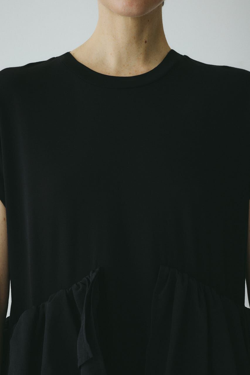 HeRIN.CYE「Side frill ponte dress」|ワンピース|