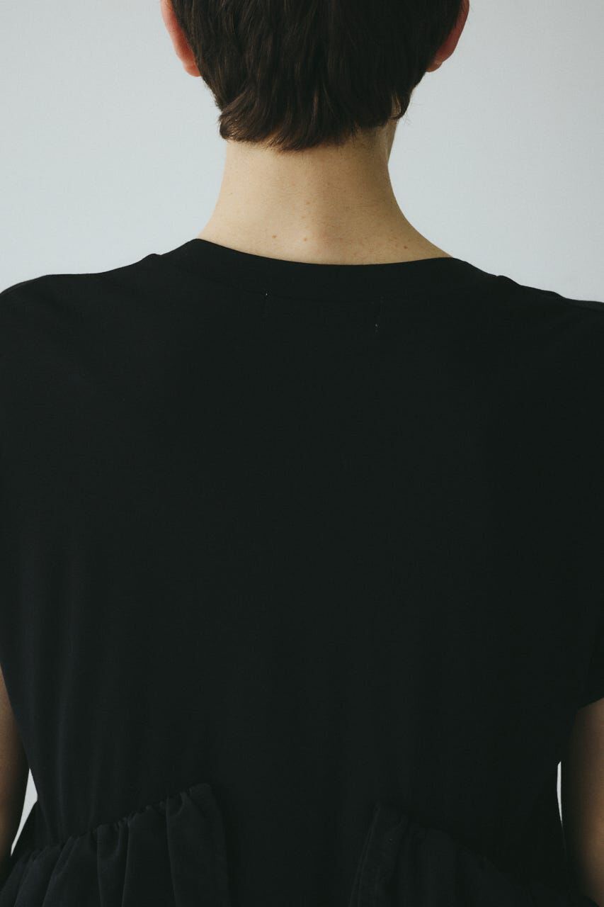 HeRIN.CYE「Side frill ponte dress」|ワンピース|