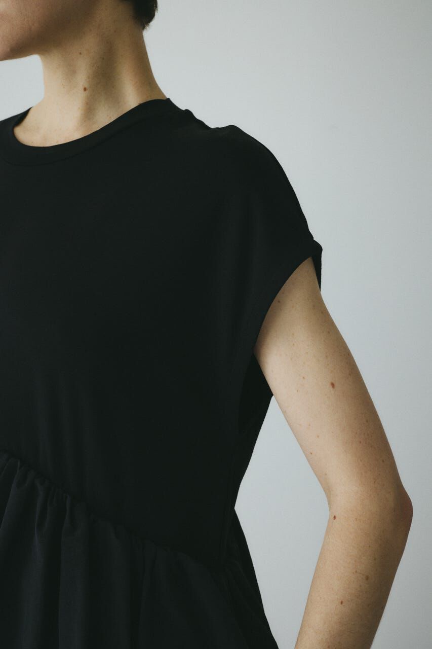 HeRIN.CYE「Side frill ponte dress」|ワンピース|