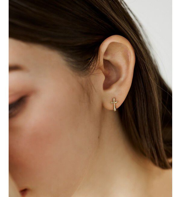 ete「クロス ピアス」|ピアス|