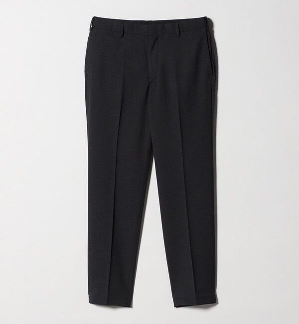 BEAUTY&YOUTH UNITED ARROWS「ピンヘッド ポリエステル ノープリーツ スリム パンツ NO.1 セットアップ対応可能」|チノ|