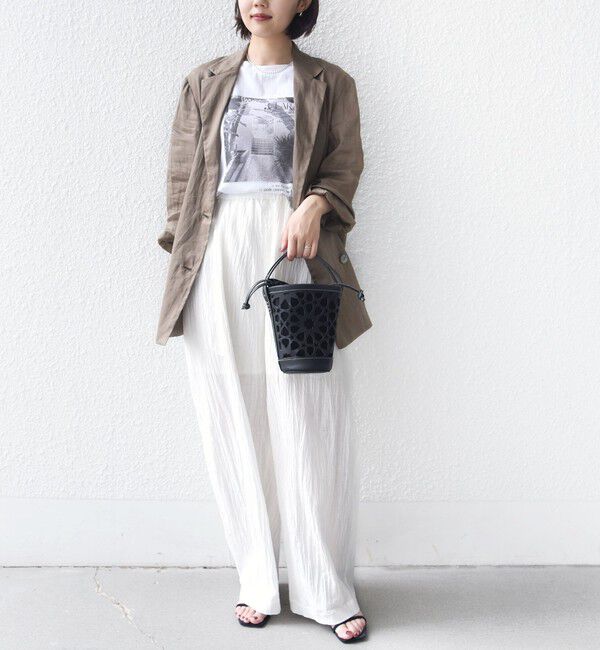 SHIPS for women「メルティ コットン フォト プリント TEE」|Tシャツ・カットソー|