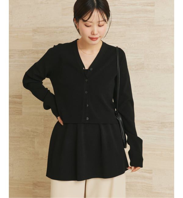Plage「Minimal Knit カーディガン」|カーディガン|