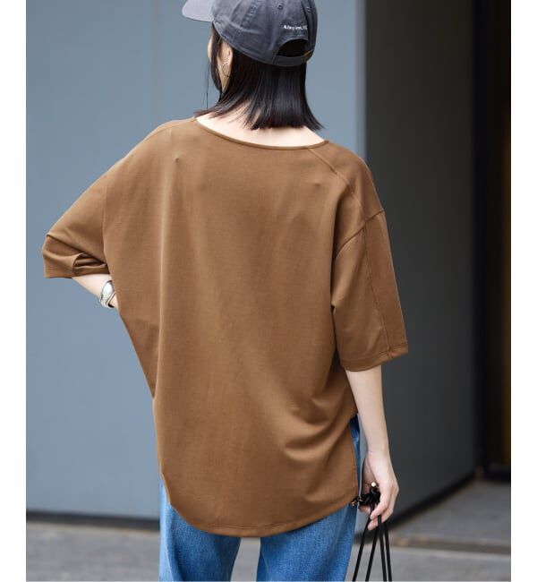 SLOBE IENA「《接触冷感/予約》スリットカットソー」|Tシャツ・カットソー|