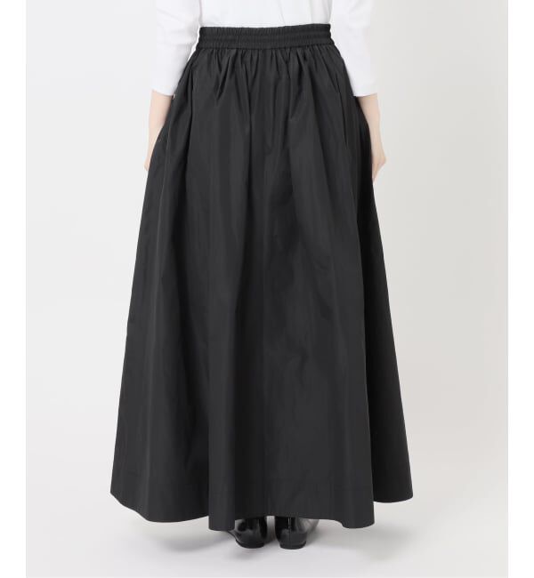 IENA「《一部カラー店舗限定》シャンブレータフタギャザースカート」|スカート|