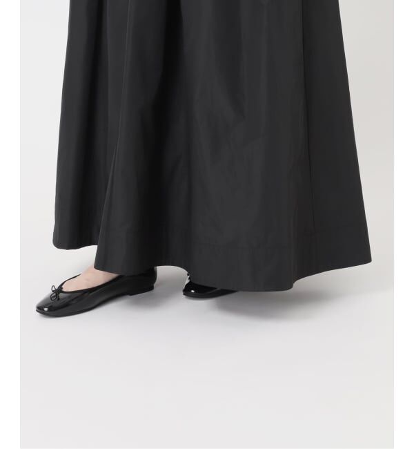 IENA「《一部カラー店舗限定》シャンブレータフタギャザースカート」|スカート|