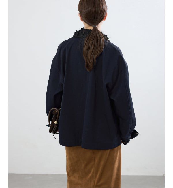IENA「《予約》MARGE/マージ 別注 FLOWER COLLAR COVERALLS ブルゾン 1012-0101-023」|その他|