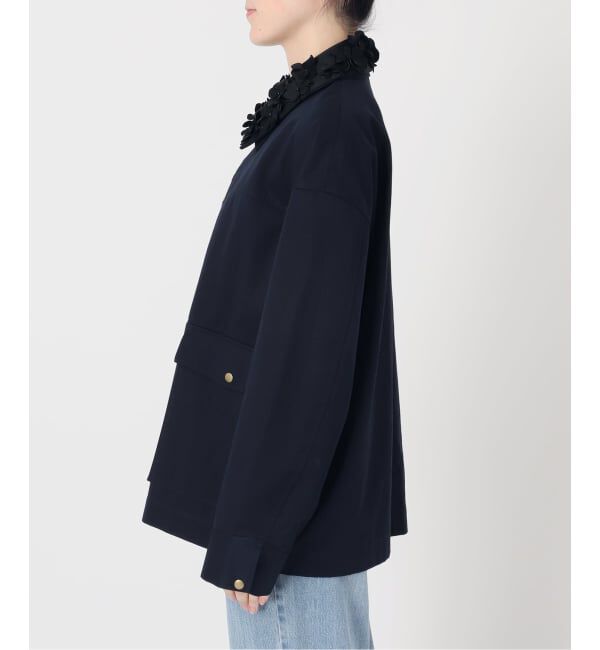 IENA「《予約》MARGE/マージ 別注 FLOWER COLLAR COVERALLS ブルゾン 1012-0101-023」|その他|