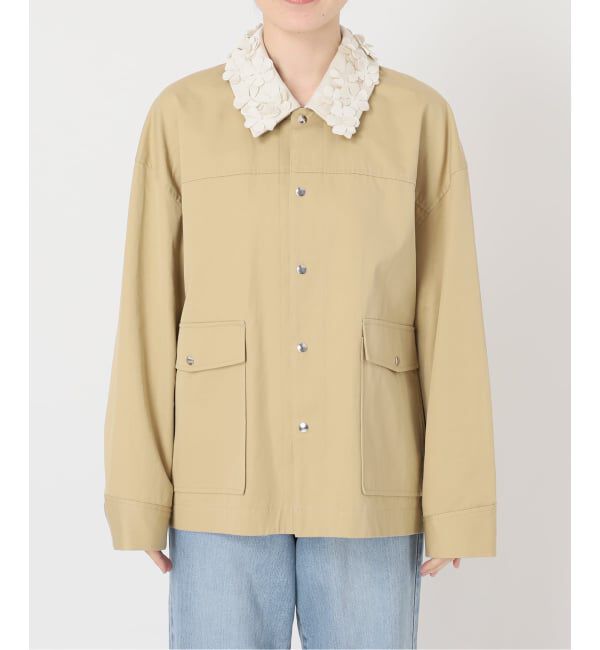 IENA「《予約》MARGE/マージ 別注 FLOWER COLLAR COVERALLS ブルゾン 1012-0101-023」|その他|