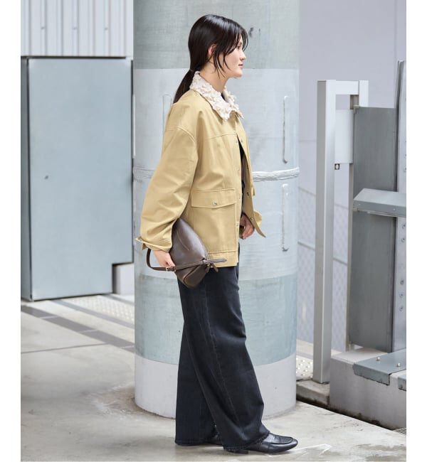 IENA「《予約》MARGE/マージ 別注 FLOWER COLLAR COVERALLS ブルゾン 1012-0101-023」|その他|