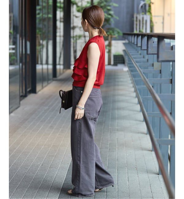 IENA「《予約》LOWER/ローヴァー 18G Sleeveless Cardigan カーディガン LW-88」|カーディガン|