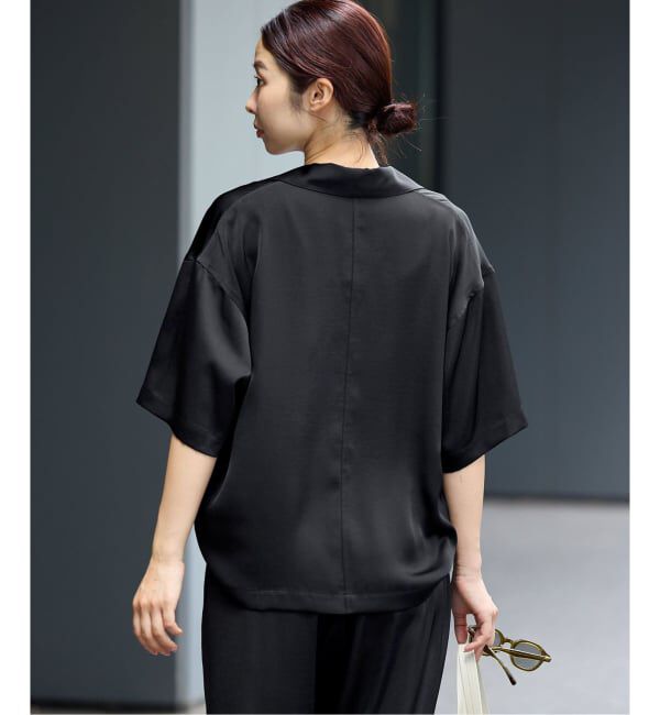 IENA「サテンポケット付きシャツ」|シャツ・ブラウス|