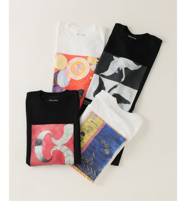 EDIFICE「Hilma af Klint（ヒルマ・アフ・クリント）別注 アート プリント Tシャツ」|Tシャツ・カットソー|