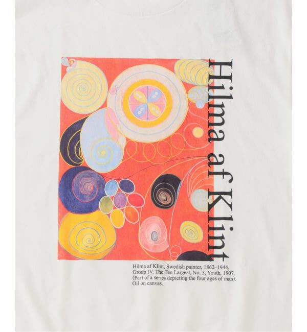 EDIFICE「Hilma af Klint（ヒルマ・アフ・クリント）別注 アート プリント Tシャツ」|Tシャツ・カットソー|