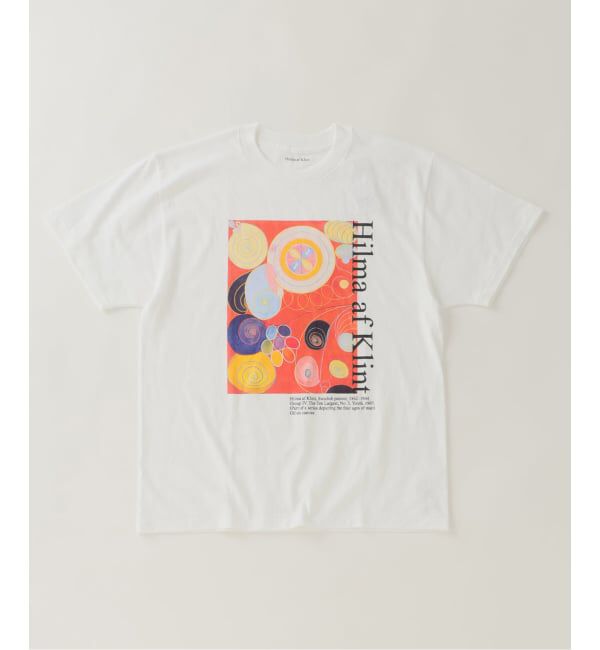 EDIFICE「Hilma af Klint（ヒルマ・アフ・クリント）別注 アート プリント Tシャツ」|Tシャツ・カットソー|ホワイト