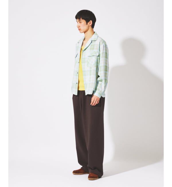 JOURNAL STANDARD「エアリー チェック オープンカラー シャツ」|シャツ・ブラウス|