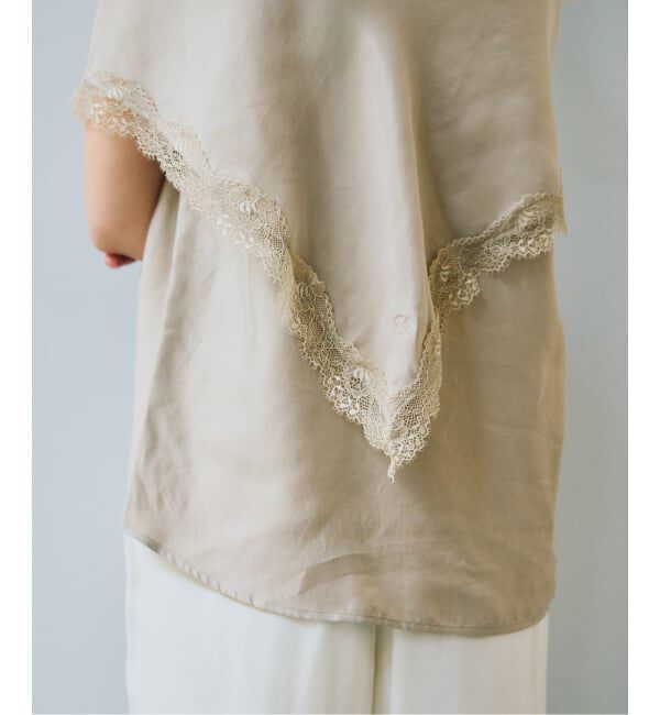 FRAMeWORK「SKIN LACE SCARF WITH BL」|シャツ・ブラウス|