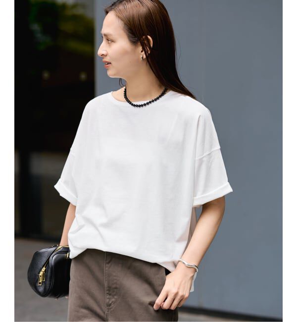FRAMeWORK「≪新色 / 追加≫ドライタッチ加工SS-Tee」|Tシャツ・カットソー|ホワイト