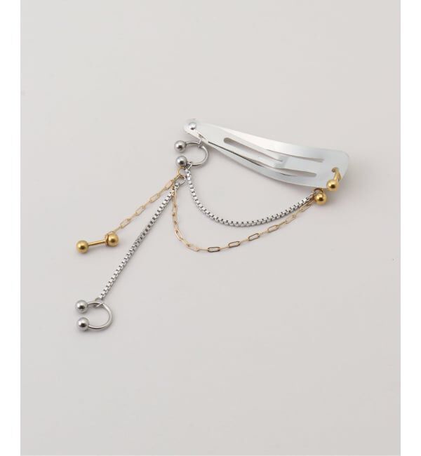 U by SPICK&SPAN「heyep / ヘイップ Pierced Chain Hair Clip 2piece」|その他|